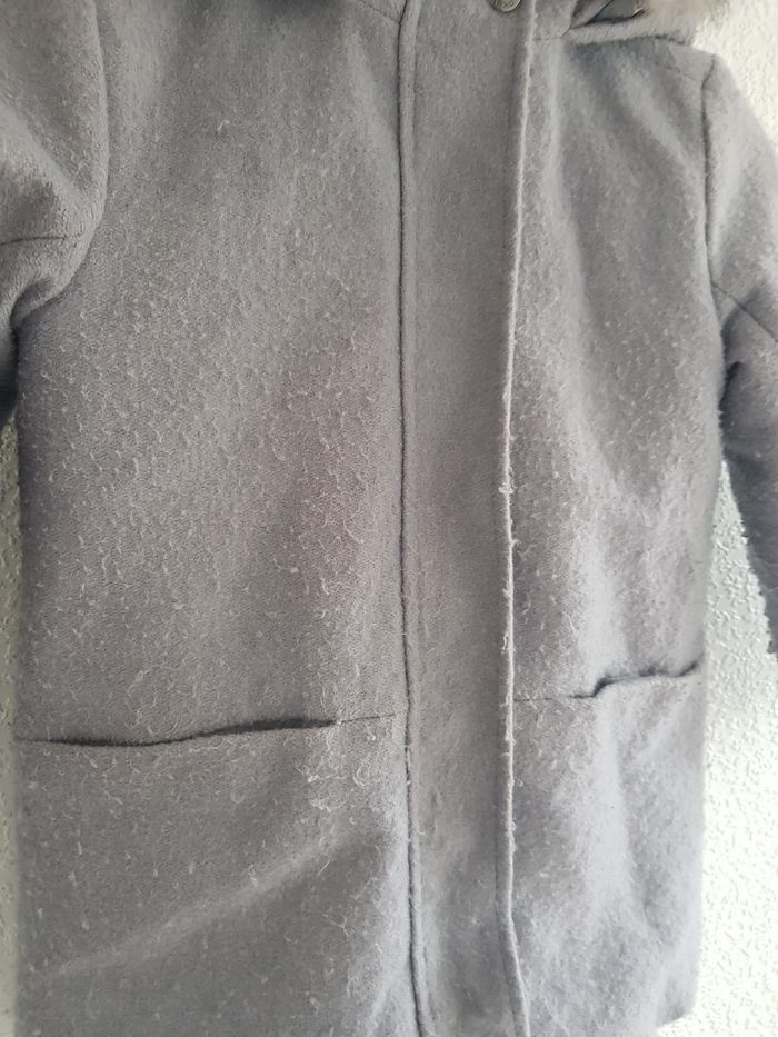 Okaïdi - Manteau / veste en laine avec capuche - photo numéro 2