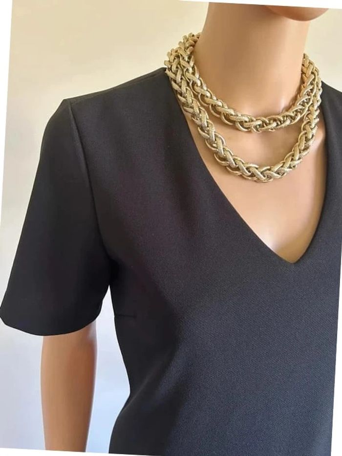 Robe noire à manches courtes WE taille S jamais portée - photo numéro 5