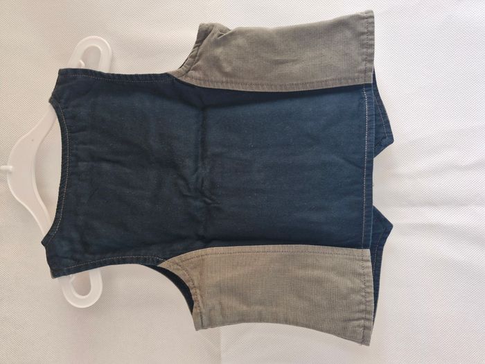 Ensemble chemise gilet 3 ans Orchestra Gris clair blancs - photo numéro 5