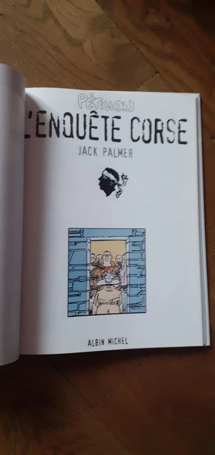 BD l'enquete Corse Pétillon - photo numéro 2
