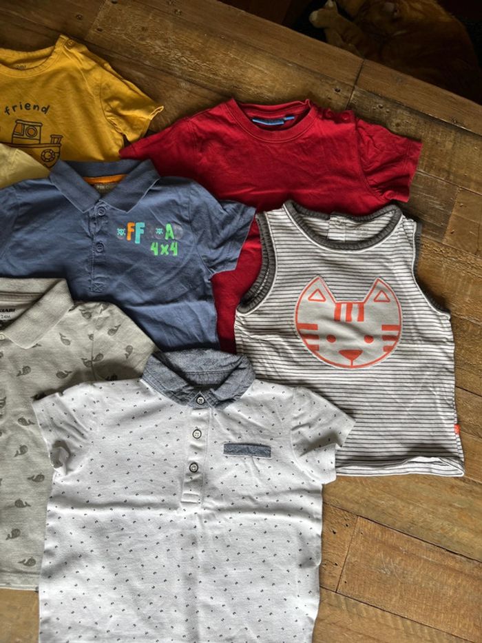 Lot de 7 tshirts/polos - photo numéro 3