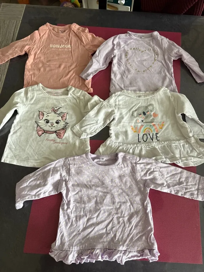 Tee-shirts manche longue 6 mois