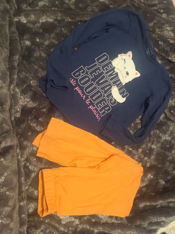 Pyjama fin deux pièces 
