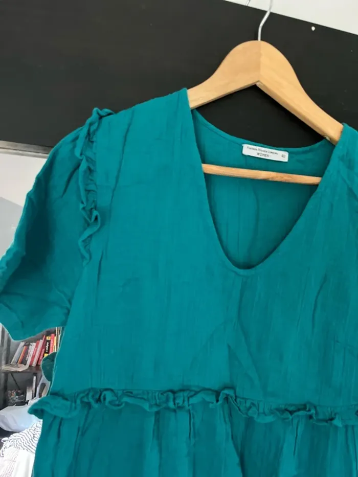 Robe femme gaz de coton - photo numéro 3