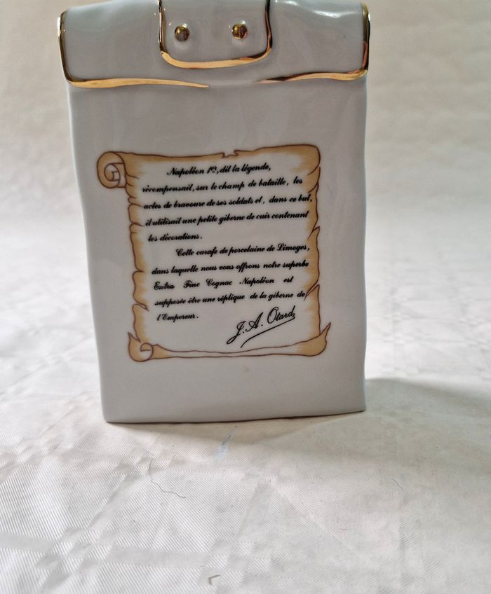 Bouteille de Cognac  ,  Napoléon  , Porcelaine  , Otard - photo numéro 2