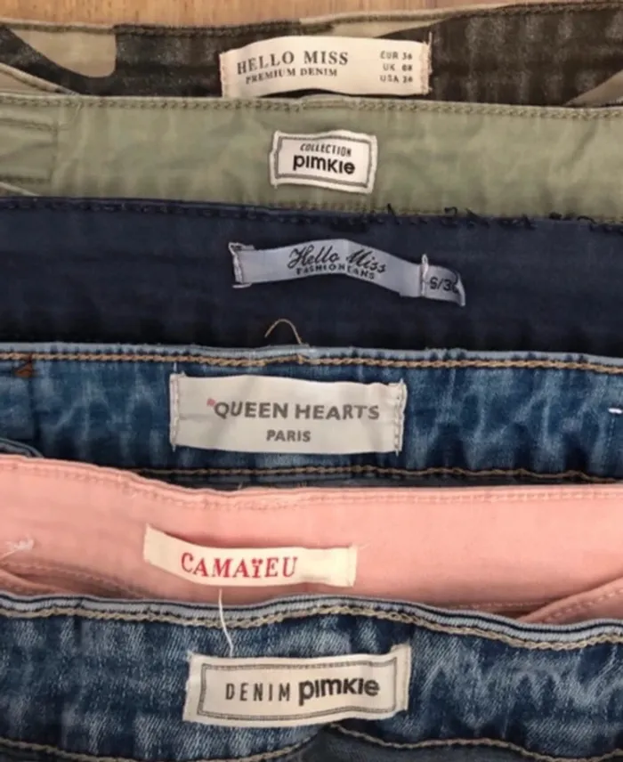 Lot jeans pantalon femme taille S - photo numéro 8