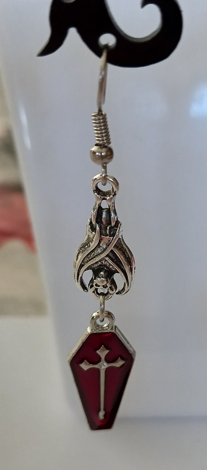 Boucles d'oreilles gothique halloween - photo numéro 2