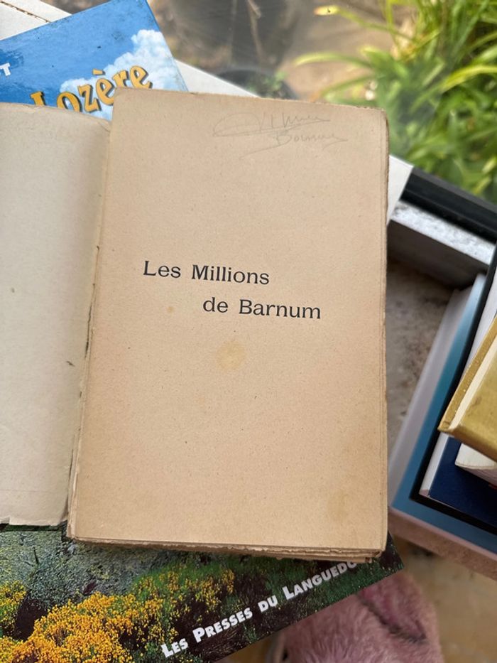 Très vieux livre de 1902. Les millions de barnum. - photo numéro 4