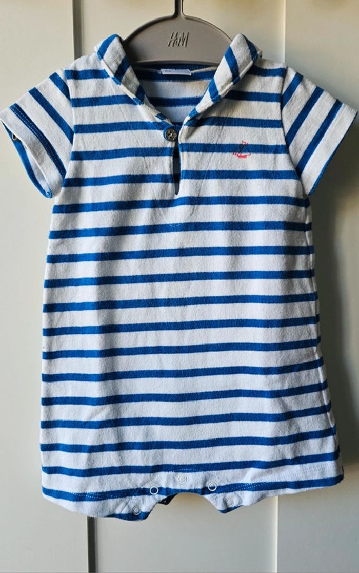Combinaison short petit bateau