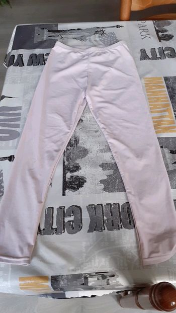 Leggings sport rose pâle