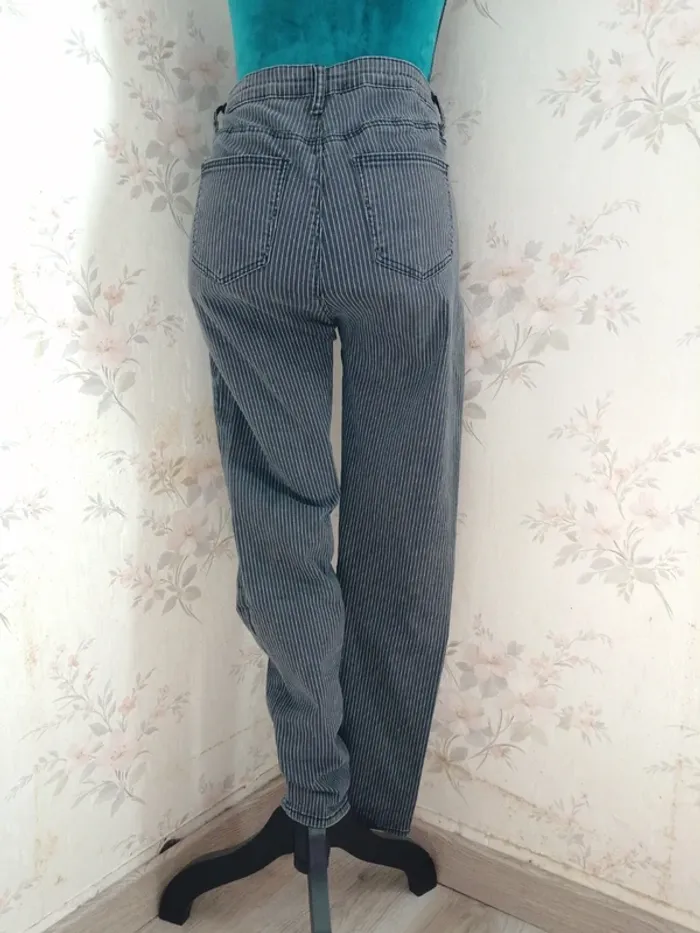 Pantalon skinny noir à rayures blanches / tally weijl / (42) - photo numéro 6