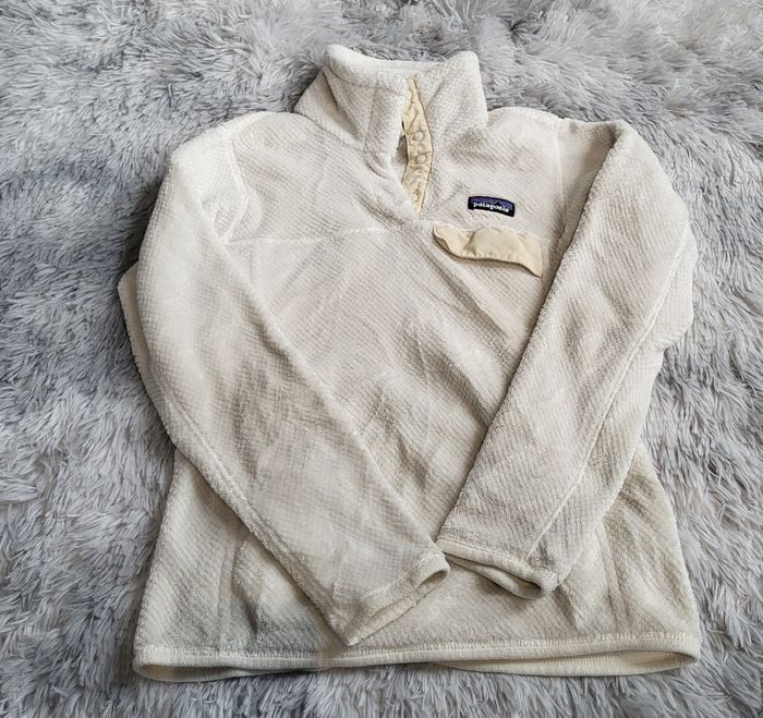 ❄️🤍 Patagonia Snap-T Synchilla – Taille XS Femme 🤍❄️