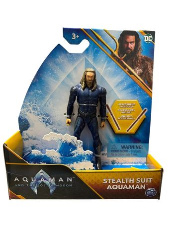 Figurine Dc Comics Aquaman And The Lost Kingdom Stealth suit Aquaman Spin Master neuf