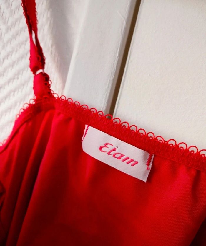 Lingerie rouge Etam XS - photo numéro 3
