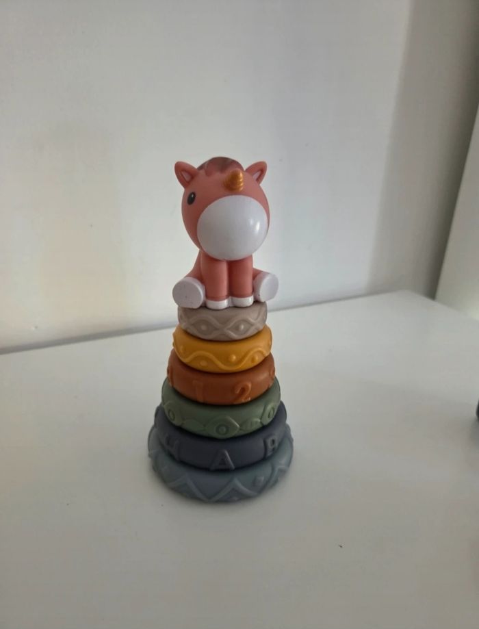 Jouets empiler silicone