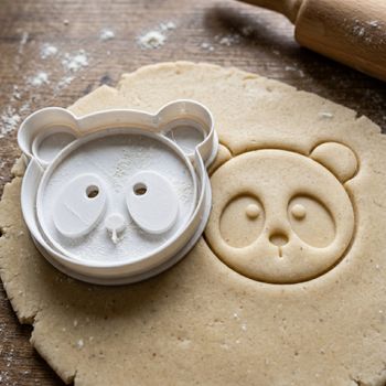 Emporte-pièce Tête de Panda - Découpoir pour Biscuits, Sablés et Pâte à Sucre
