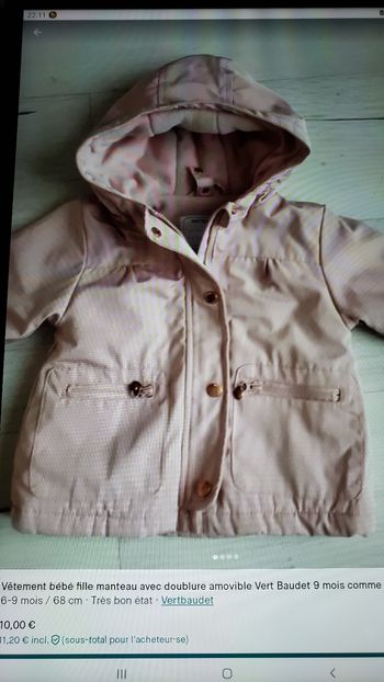 Lot de vêtements fille 9 mois