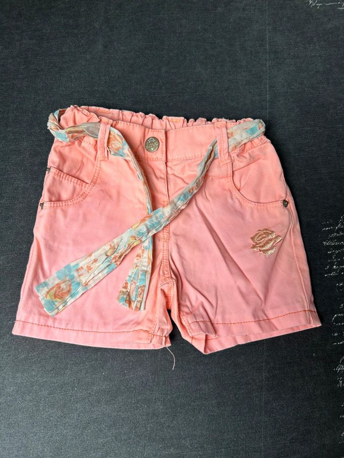 Short orange dégradé couleur