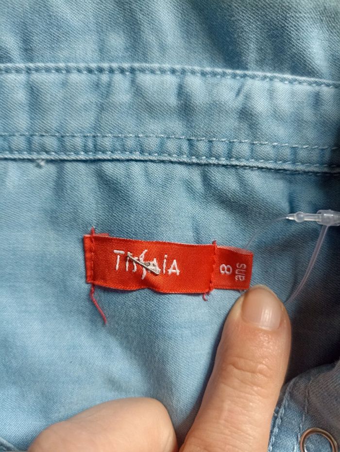 Chemise jean 8 ans - photo numéro 2