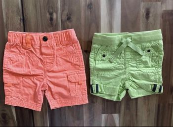 Lot de 2 Shorts Kiabi et Gémo 3 Mois