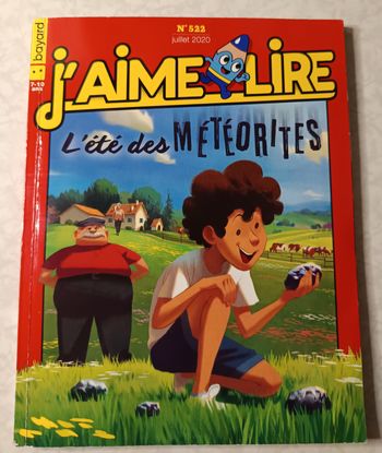 j'aime lire avec CD N°522 Bayard Jeunesse Juillet 2020 l'été des météorites