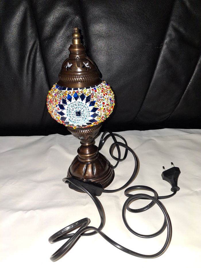 Lampe marocaine artisanale - photo numéro 3