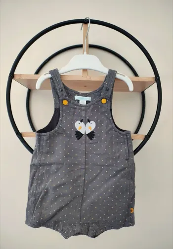 6 mois combishort salopette short obaibi okaidi