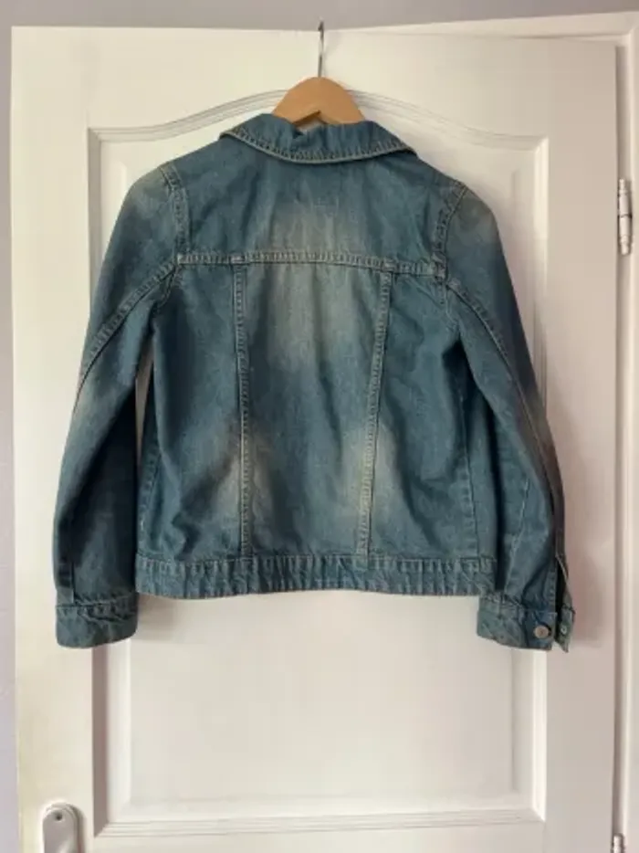 Veste en jean fille – Kiabi – 12 ans – Avec poche intérieure - photo numéro 4