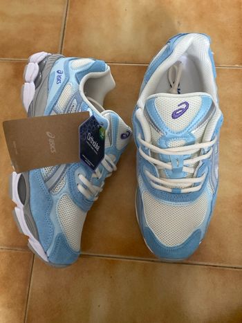 Asics gel nyc bleu gris