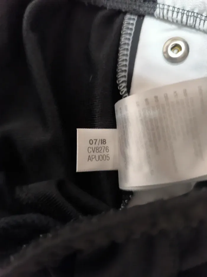 Pantalon Adibreak - Adidas - À boutons - Noir, Blanc - Taille L - photo numéro 7