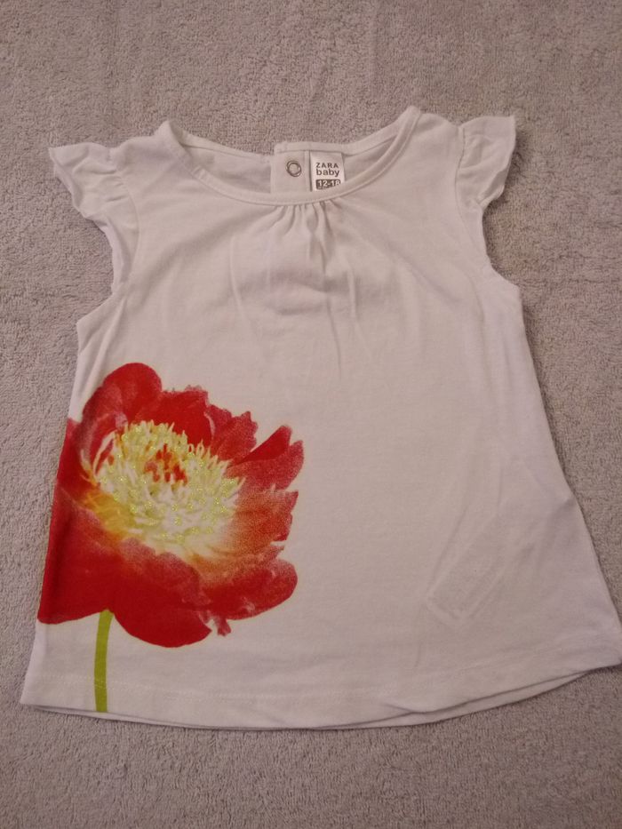 Tee-shirt Zara Baby (réf perso Q19)(familleac72)