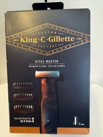 Tondeuse à barbe King c Gillette