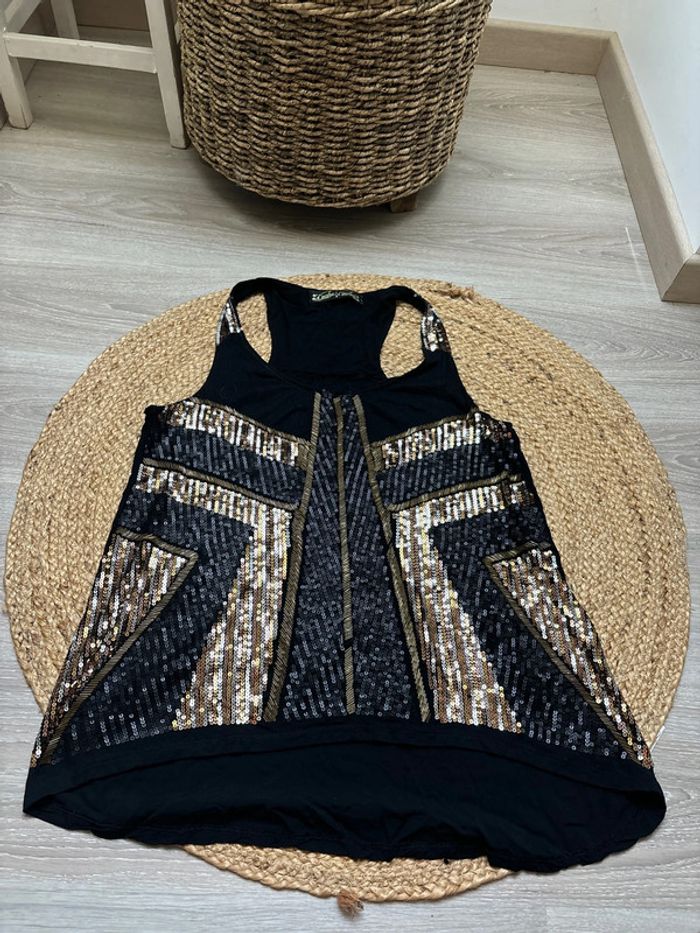 Top à sequin