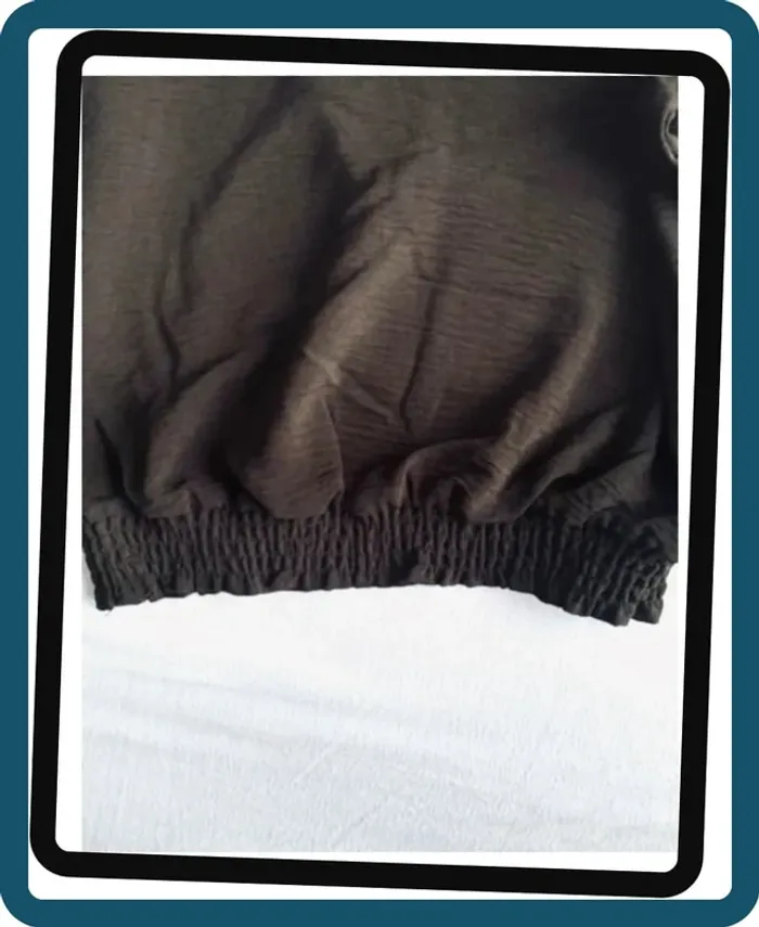 Très jolie blouse noire col cheminée Only T/36 - photo numéro 10