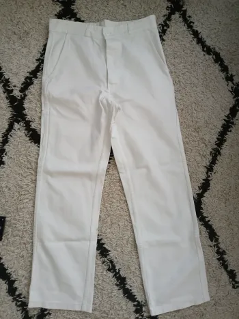 Pantalon de Travail blanc Sanfor Taille 40🌿🌈