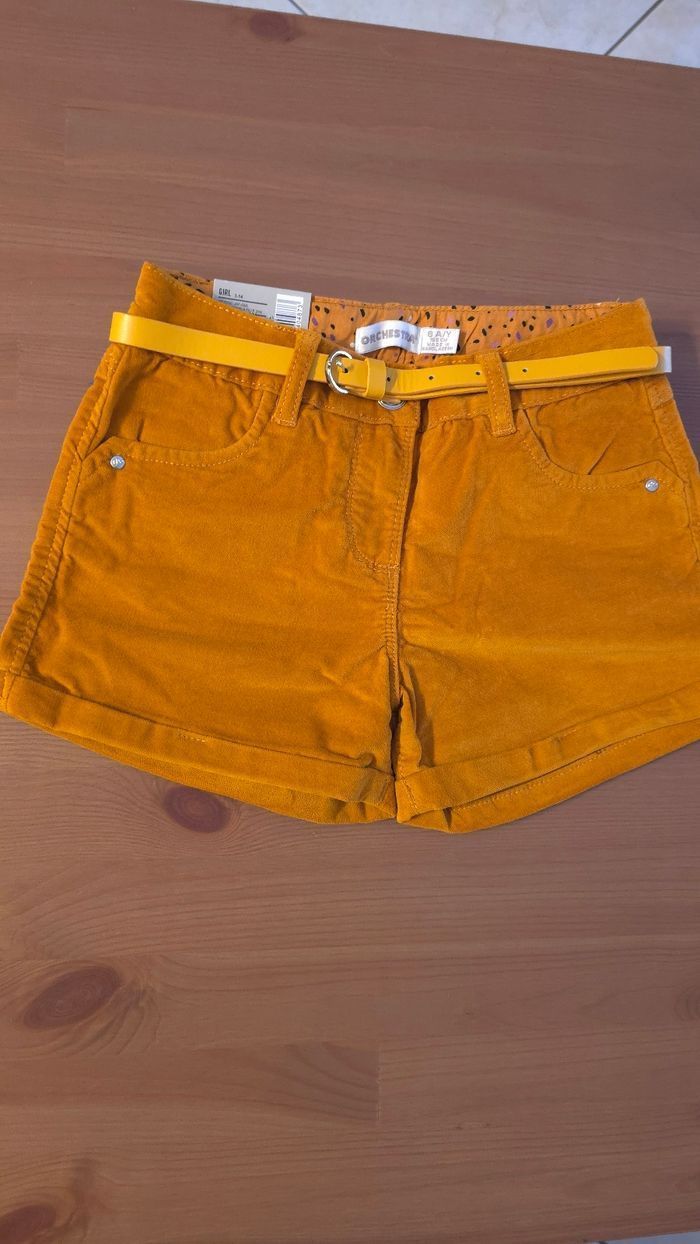 Neufs (non portés)🥰😍 ensemble teeshirt ml et short velours 8 ans fille 🥰😍 - photo numéro 6