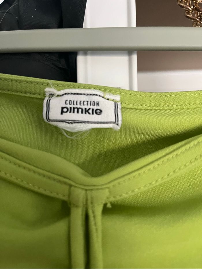 Robe longue verte pimki - photo numéro 2