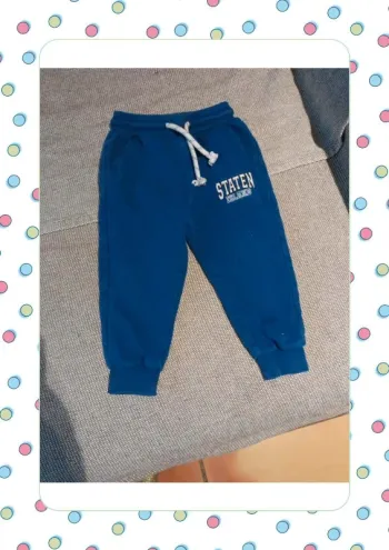 Bas de jogging bleu