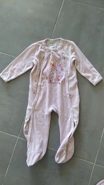 Pyjama rose pâle Winnie en 24 mois
