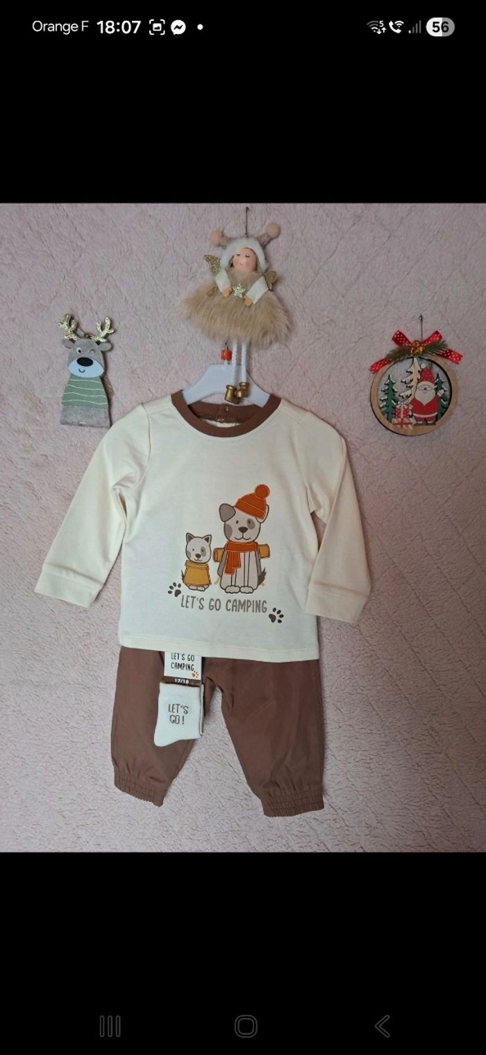 Ensemble neuf 12 mois