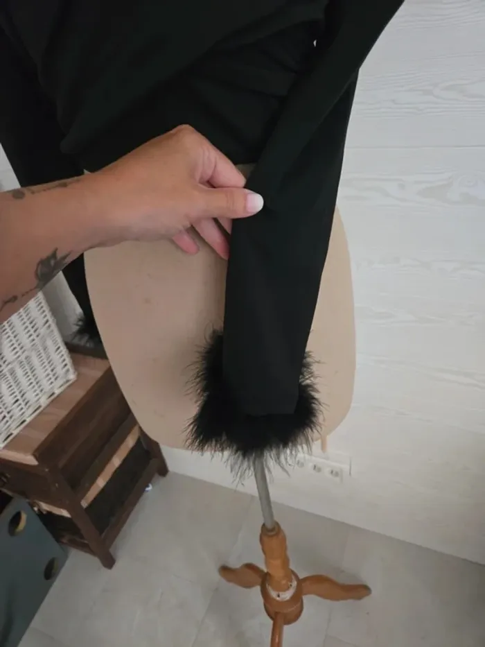 Cache cœur femme taille s neuf - photo numéro 4