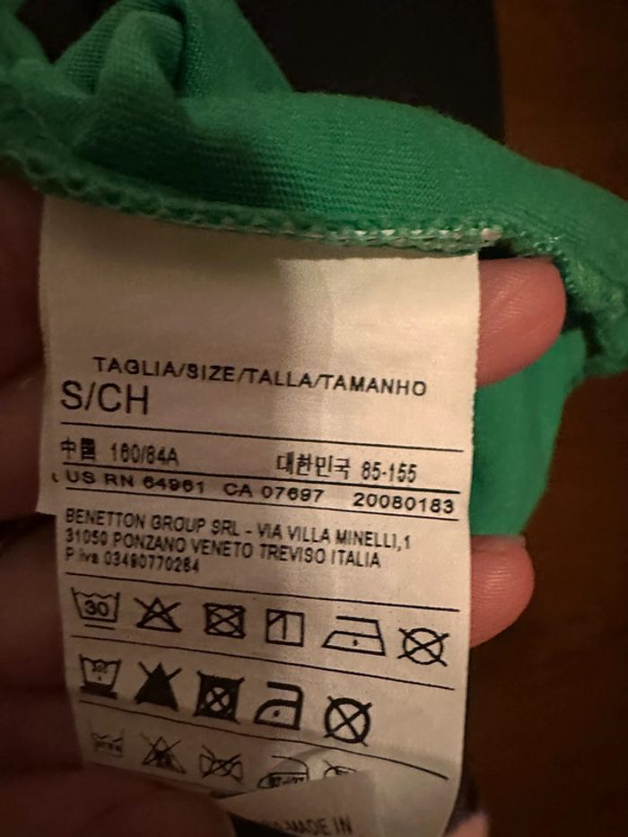 T-shirt benetton taille S - photo numéro 3