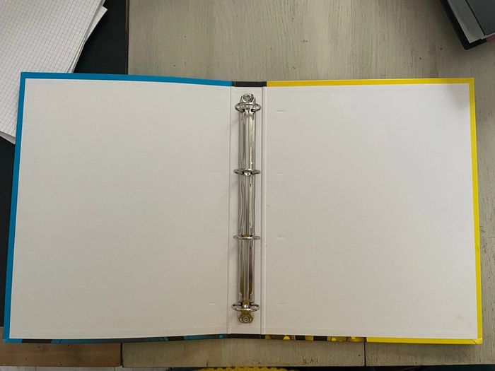 Lot classeur feuilles et fiches plastifiées - photo numéro 4