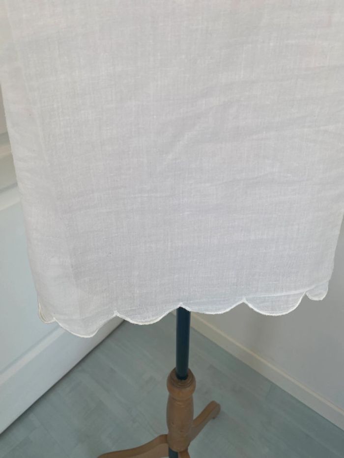T shirt blanc voile broderie klaya L - photo numéro 4