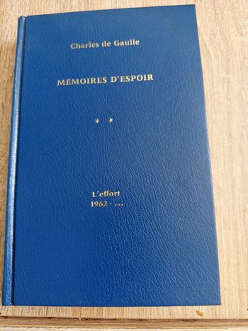 Mémoires d'espoir 2, l'effort
