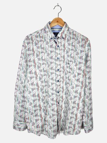 Chemise Giordano à motif coloré - Taille M