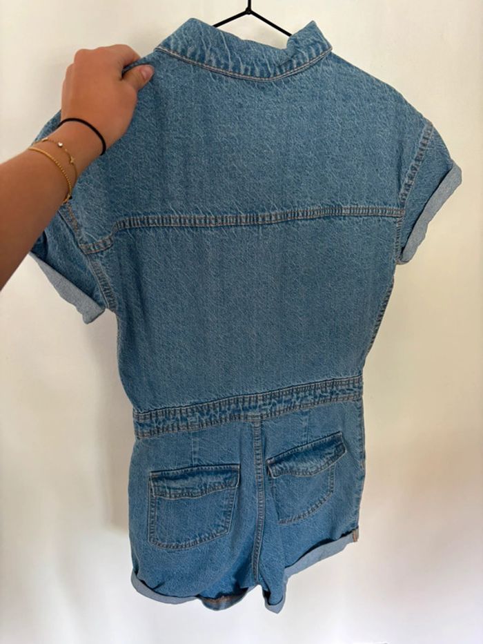Combi short en jean - photo numéro 3