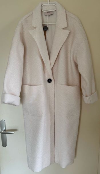 Manteau Etam blanc crème