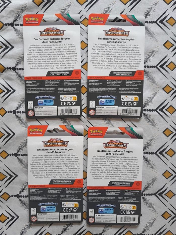 Pokémon Artset Booster EV03 | Flammes Obsidiennes - Neuf Scellé [FR] - photo numéro 6