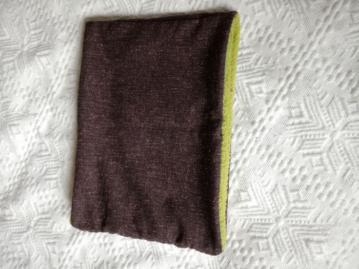 Snood Tour de cou marron - photo numéro 3